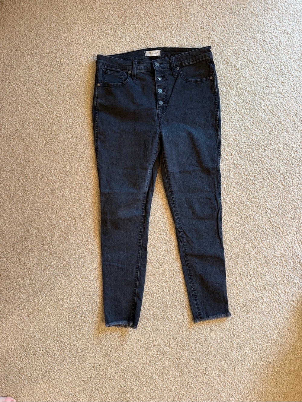 Madewell High-Rise Black Women's Skinny Jeans